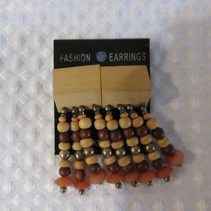 Wooden Bead Earrings Like New -Bundle 4 for $20.00